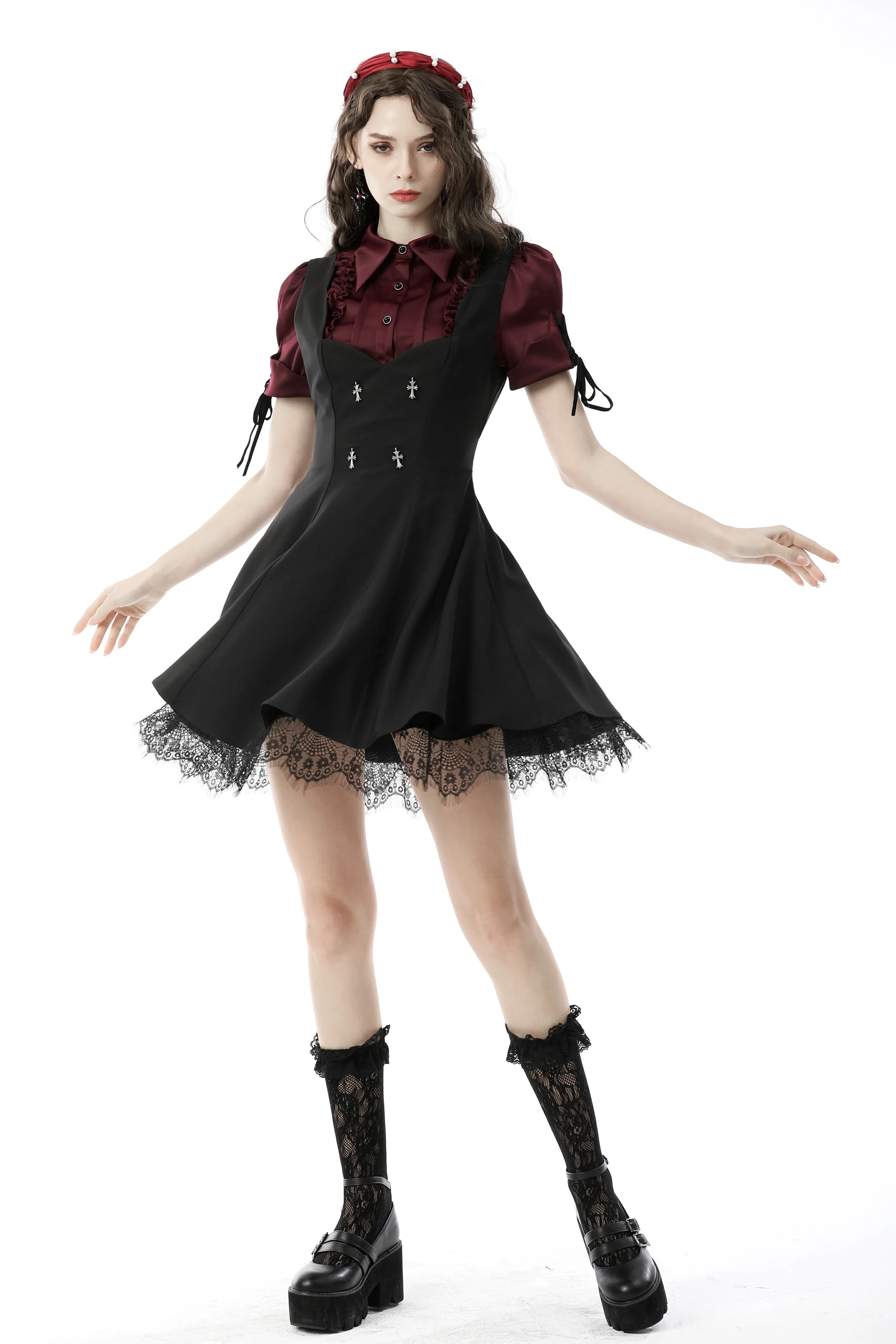 Academy doll strap dress DW640