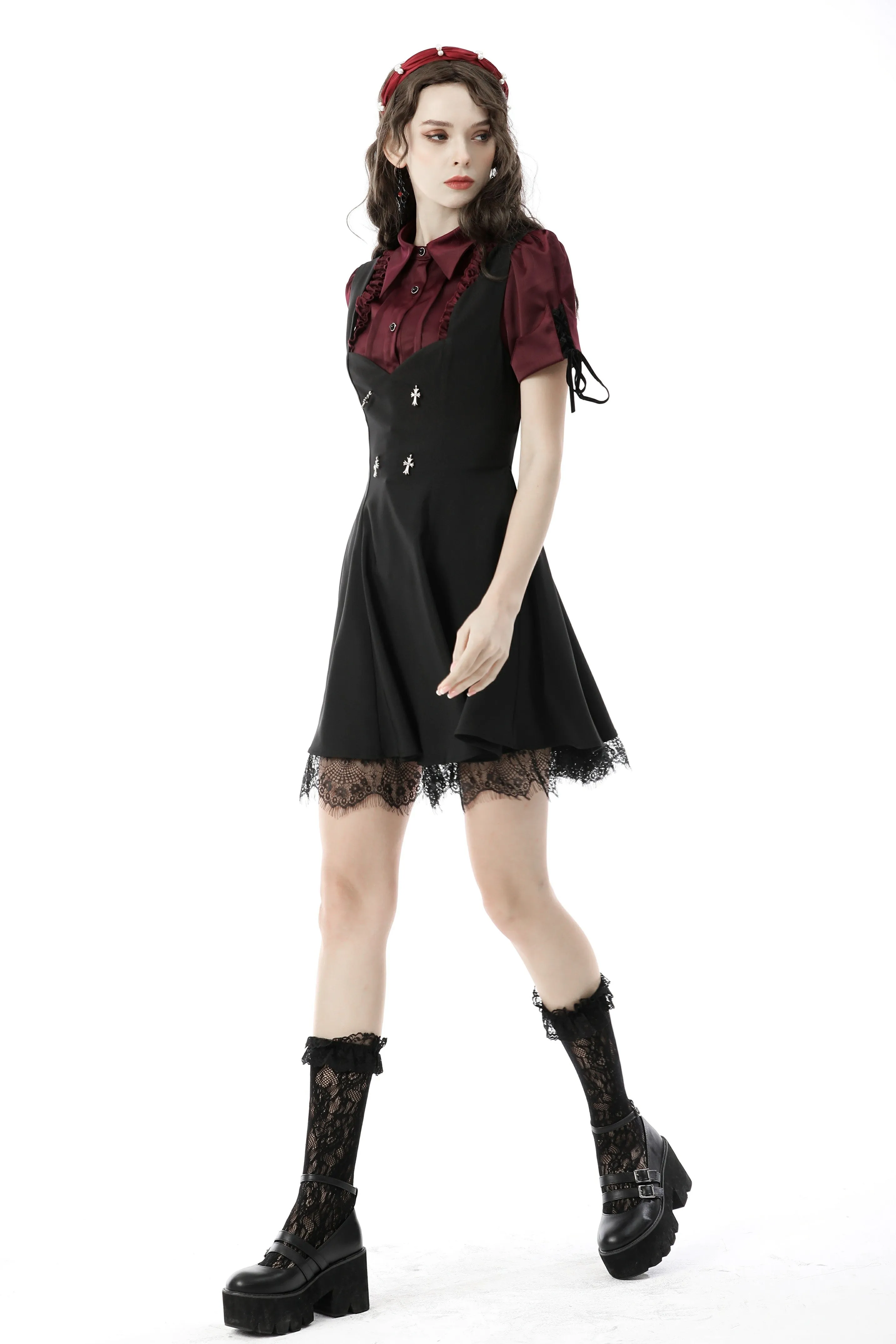 Academy doll strap dress DW640