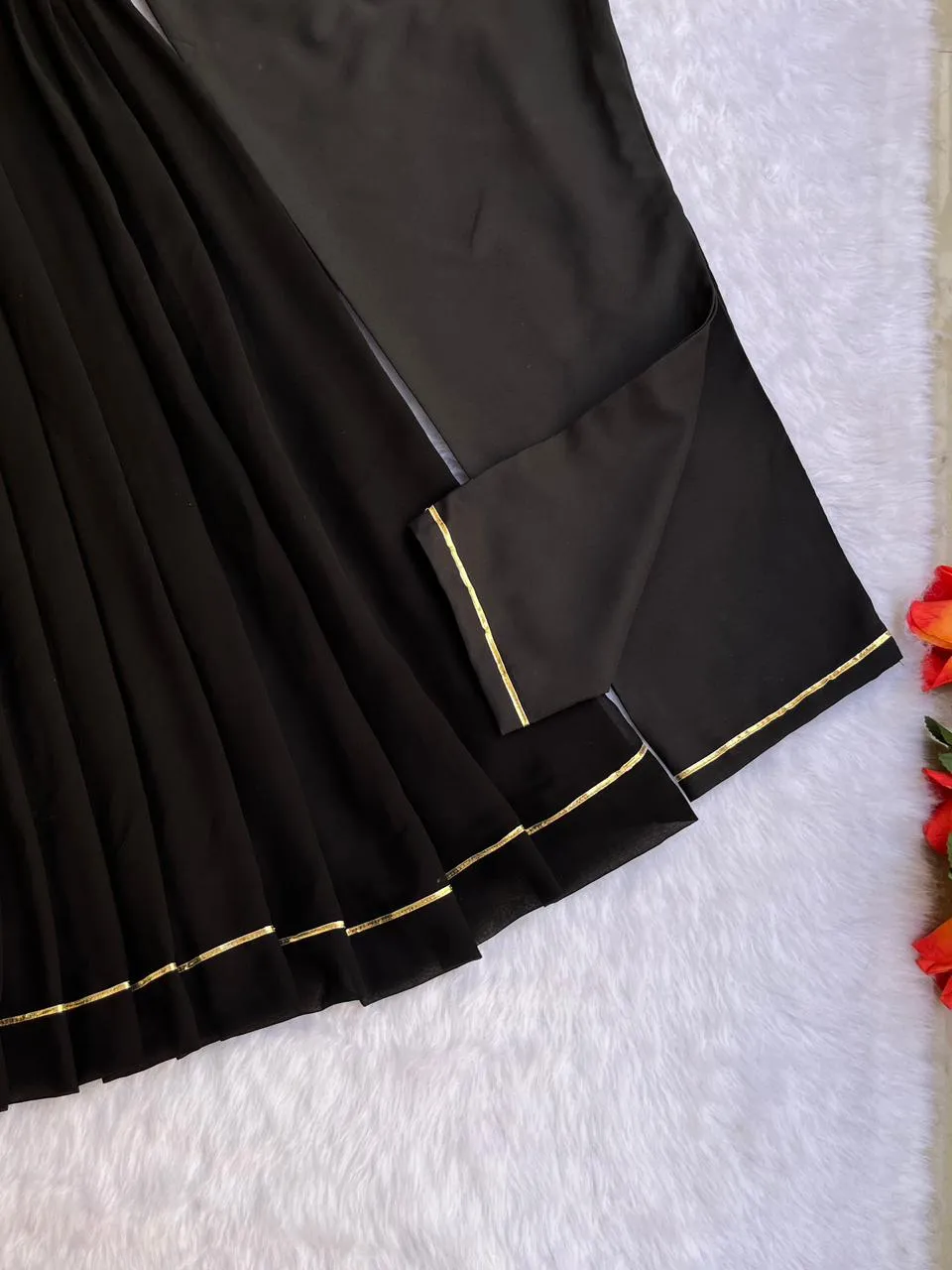 Beautiful Designer Party Wear Fox Georgette Gown