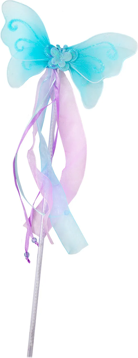 Butterfly Dress with Wings and Wand 5-6