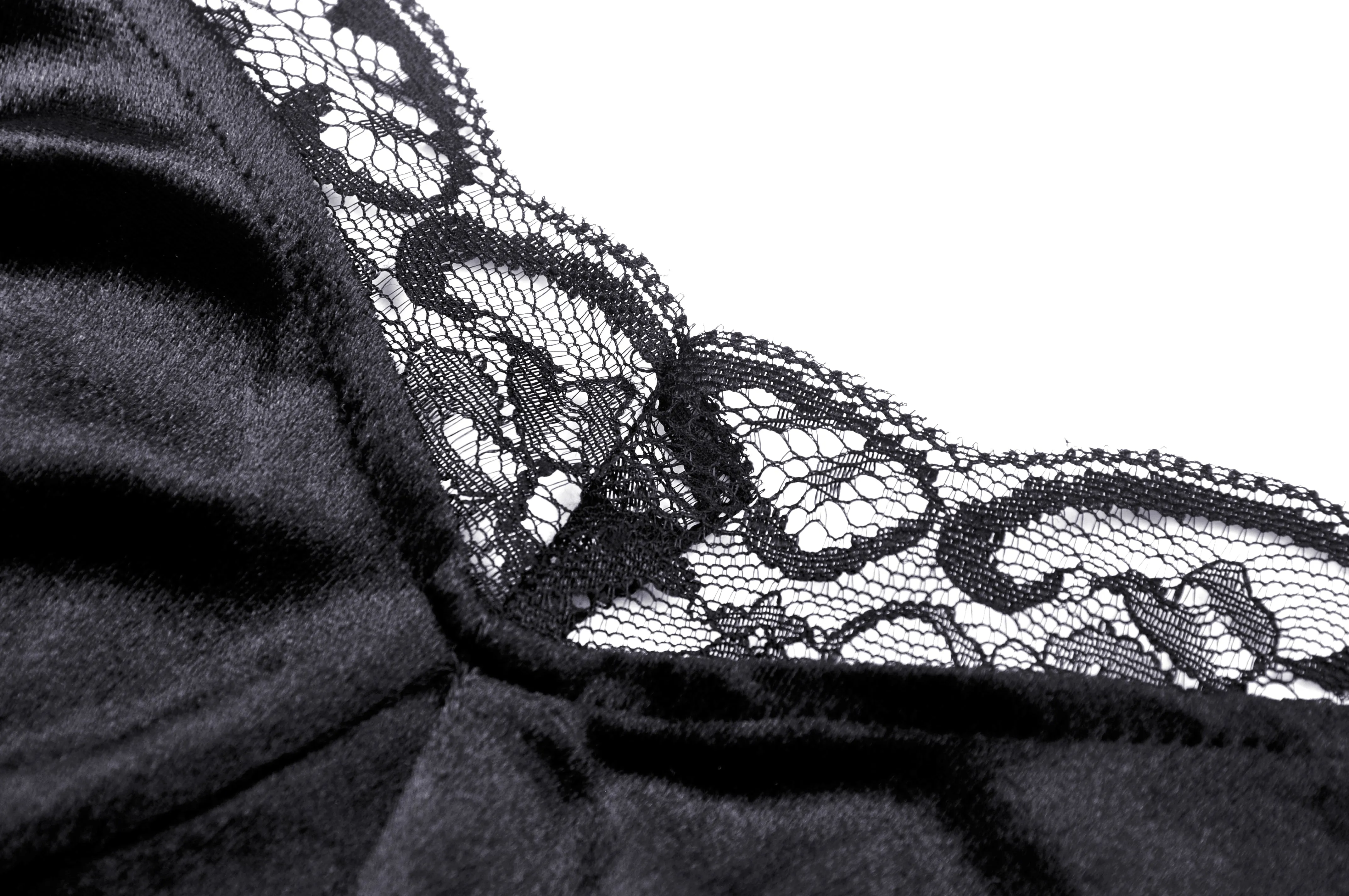 Invisible wings velvet strap dress DW562