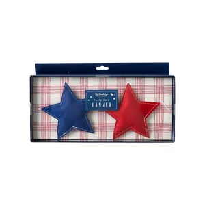 Puffy Felt Star Banner