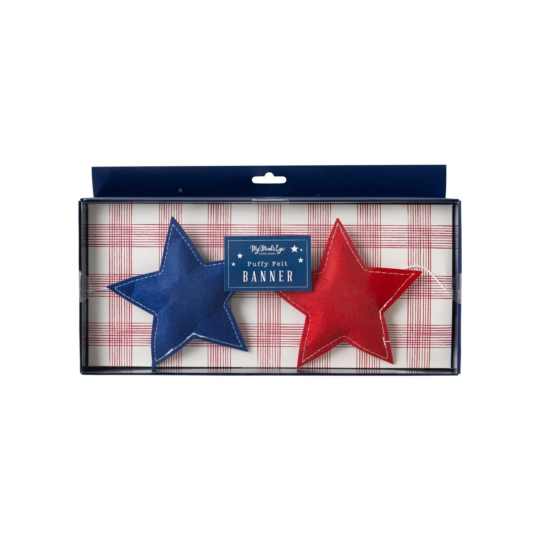 Puffy Felt Star Banner