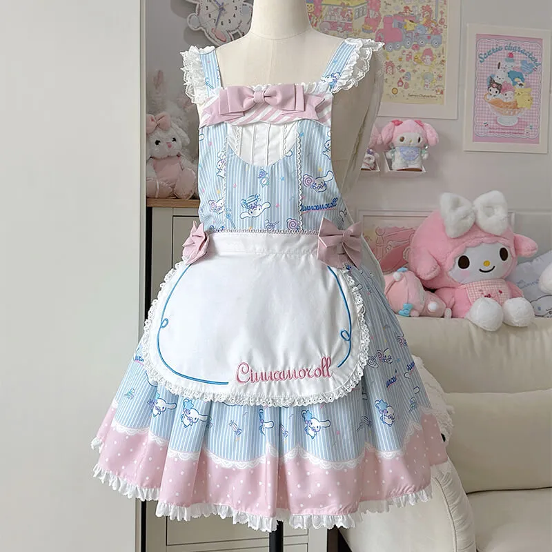 Sanrio Star Gummy Series Cinnamoroll Inspired Hooded Jumperskirt