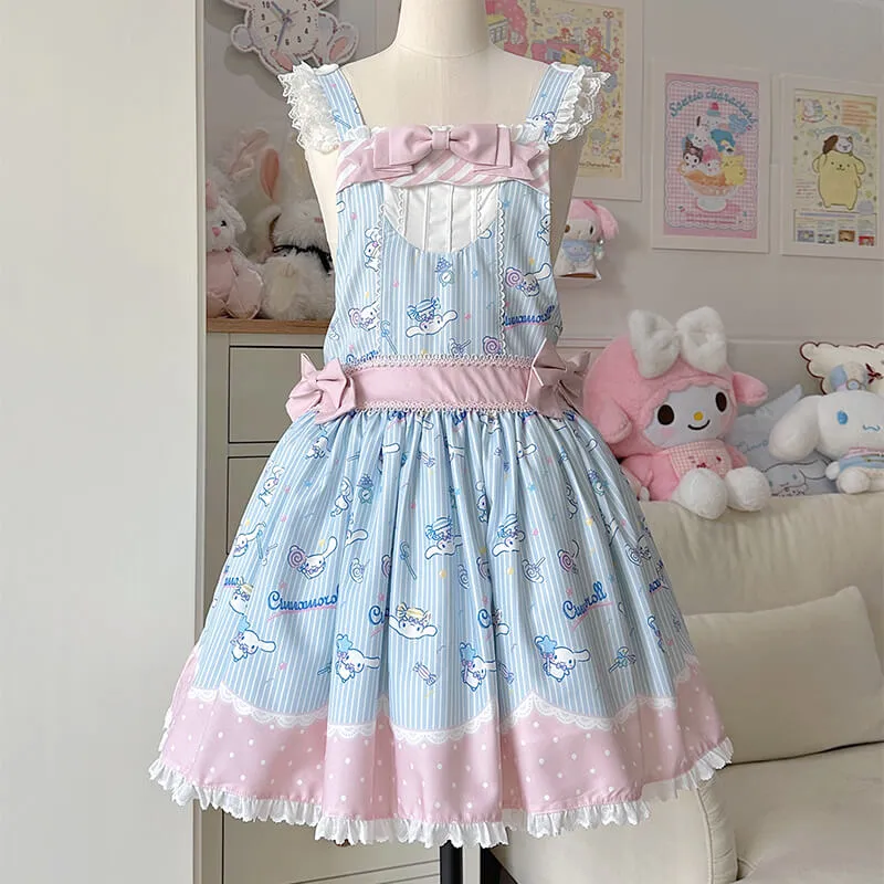 Sanrio Star Gummy Series Cinnamoroll Inspired Hooded Jumperskirt